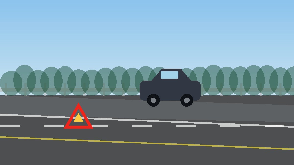 潜江道路故障安全等待现场图